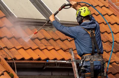 Démoussage et hydrofuge de toiture à Donnay